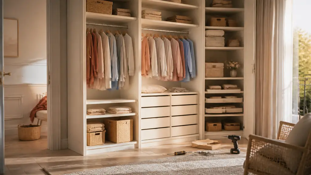 Aménagement intérieur placard : 4 étapes pour ne perdre aucun espace