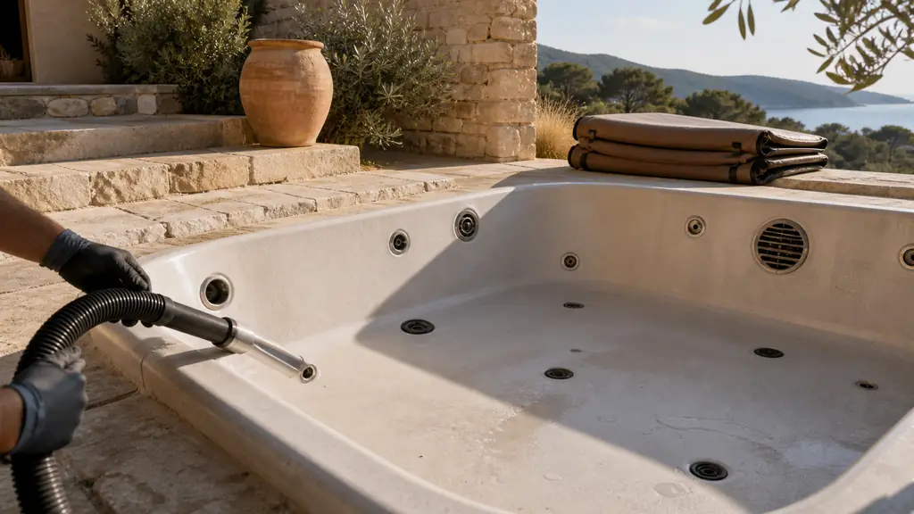Peut-on laisser un spa sans eau ? Les précautions pour éviter les dégâts