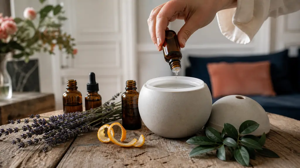Huile essentielle dans diffuseur : lesquelles choisir et combien de gouttes ?
