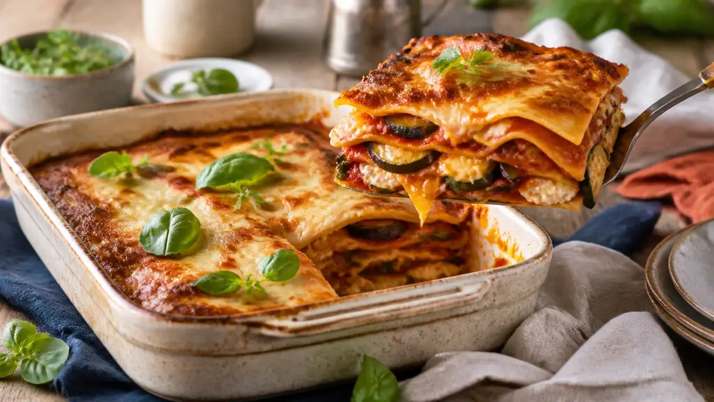 Lasagne végétarienne recette facile : un plat fondant pour 6 personnes