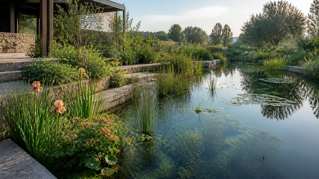 Plantes pour bassins : 10 espèces faciles selon la profondeur