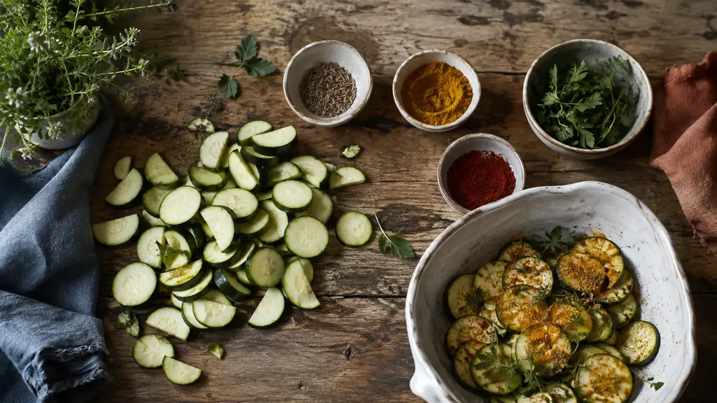Quelles épices avec les courgettes ? 10 accords faciles et savoureux ?