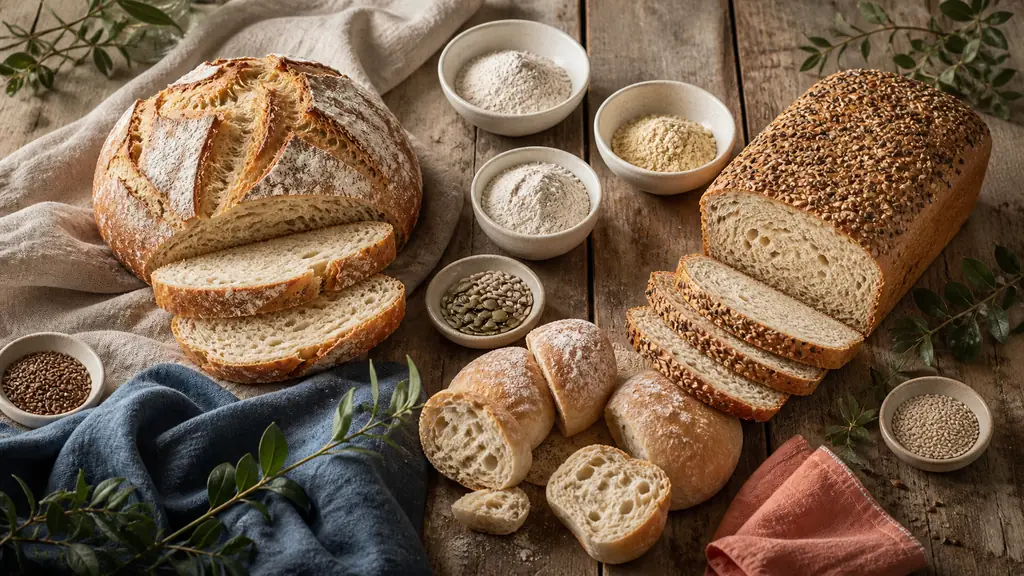 Recettes pains sans gluten : 3 versions faciles et moelleuses, sans pétrissage