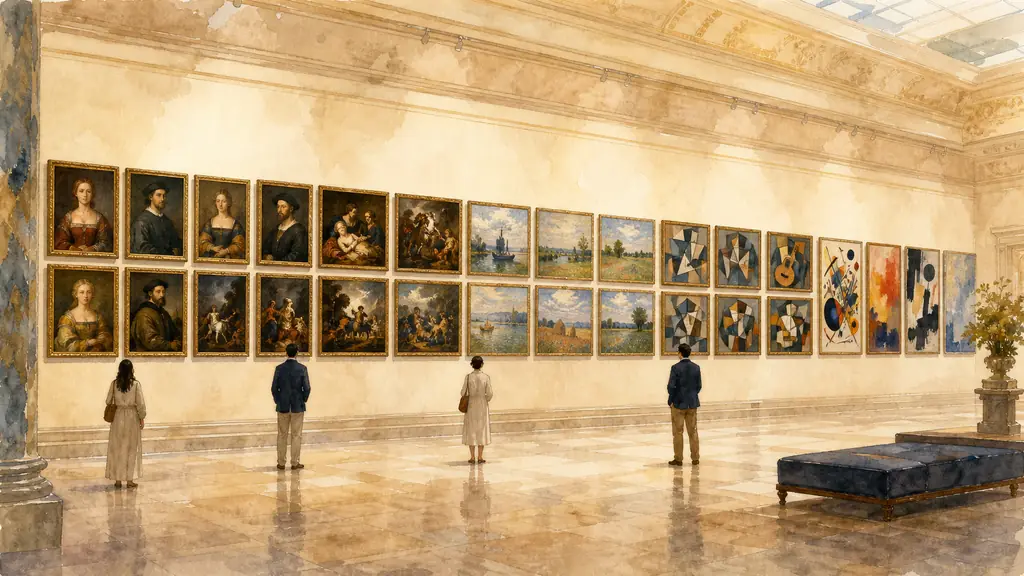 Artiste peintre connus : 20 noms et œuvres à retenir