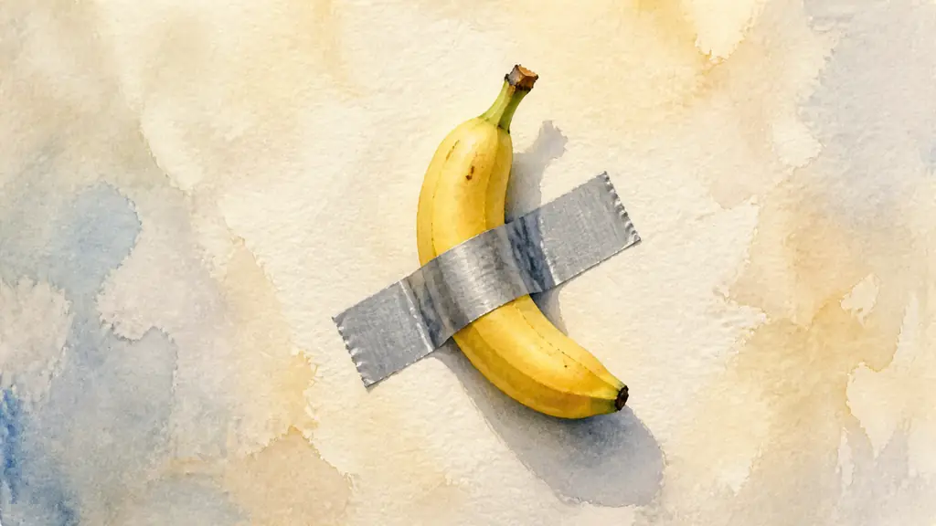 Banane art contemporain : pourquoi Comedian vaut-elle 6,2 millions de dollars ?
