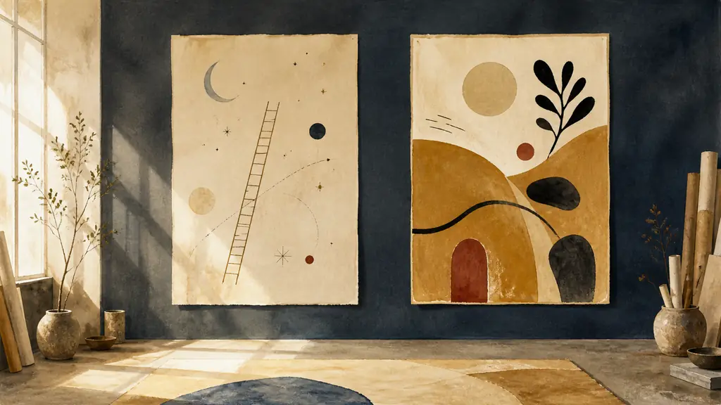 Miró artiste peintre : 2 œuvres pour décoder son langage visuel