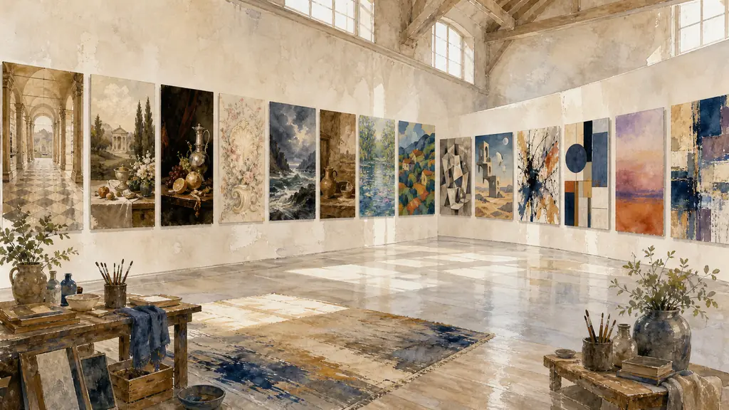 Peintre artiste : 14 mouvements et leurs œuvres repères pour mieux regarder